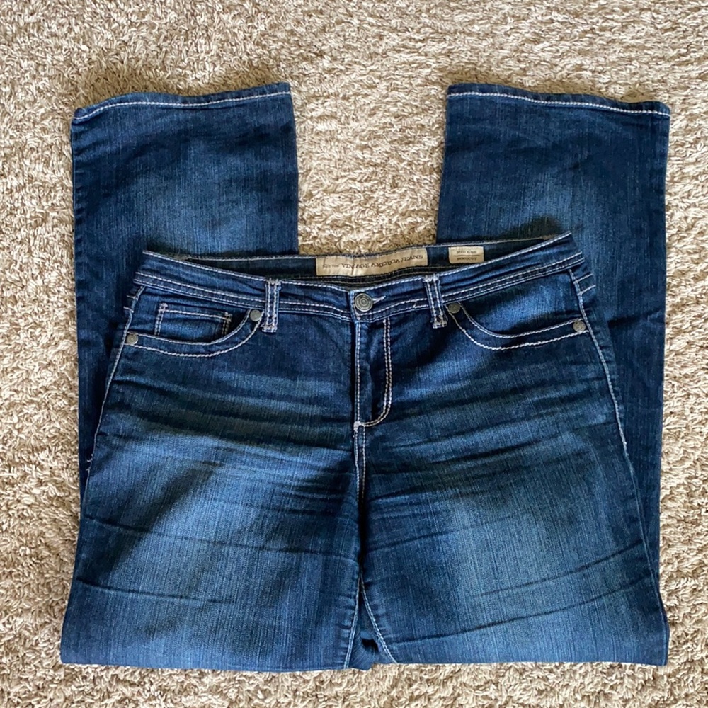 Nine West Vintage America Mid Rise Jeans